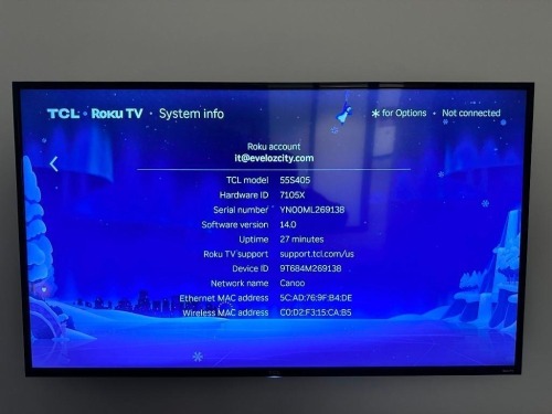 TCL 55&rdquo; Roku TV