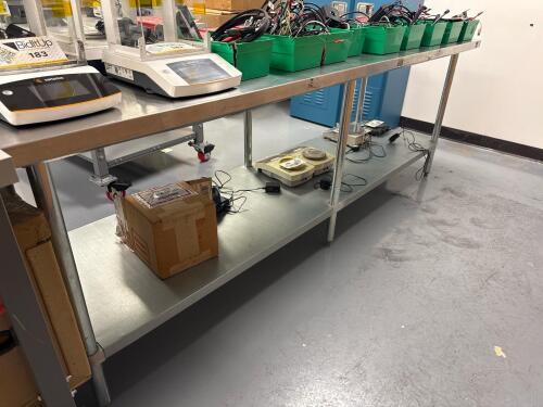 Stainless Steel Work Table with bottom shelf