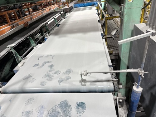 Belt Power Conveyor Approx. 75&rsquo;Ft, Belt 55&rdquo; Wide