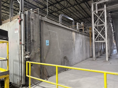 Double Curing/Drying Oven with Roll Conveyor Track