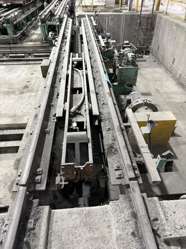 Industrial Transfer Station Shuttle Table Assembly 10&rdquo;x 23&rsquo;