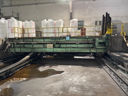 Industrial Transfer Station Shuttle Table Assembly