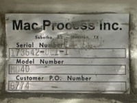 Mac Process MD-40 Dust Collection System - 3