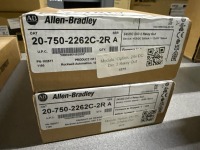 (2) Allen-Bradley 20-750-2262C-2R PowerFlex 750 24VDC DIO Option Module