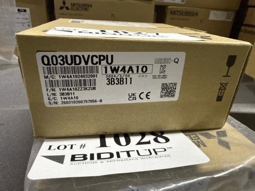2024 Mitsubishi Electric MELSEC-Q Q03UDVCPU Programmable Logic Controller CPU Module