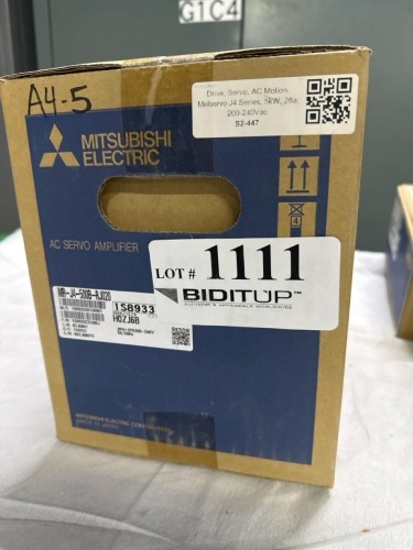 Mitsubishi Electric MELSERVO Servo Drive/Amplifier, MR-J4-500B-RJ020