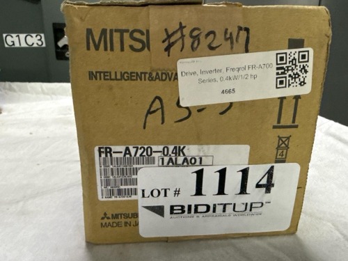 Mitsubishi FR-A700 Series VFD Inverter Drive, FR-A720-0.4K