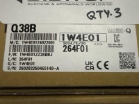 Lot (3) 2024 Mitsubishi Electric Q38B PLC Base Units - 2