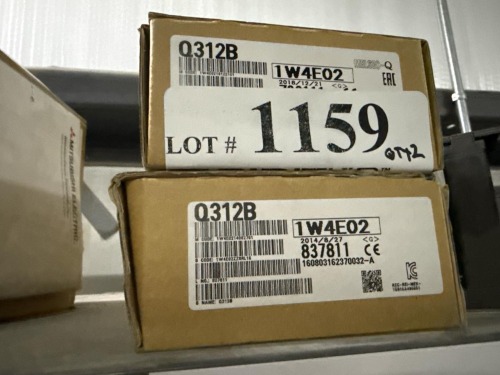 (2) Mitsubishi Electric MELSEC-Q Base Units, Model Q312B