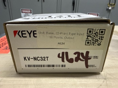 Keyence KV-NC32T PLC Base Unit, 32-Point, 16 Input, 16 Output