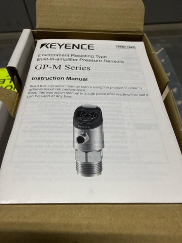 (3) Keyence GPM M010 Series Environment Resisting Type Built in Amplifier Pressure Sensor Units