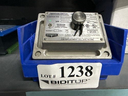 Evapco Vibration Switch, Hazardous Location Rated