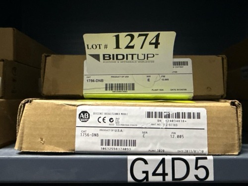 (2) Allen-Bradley ControlLogix DeviceNet Bridge Modules, Cat 1756-DNB, Series E