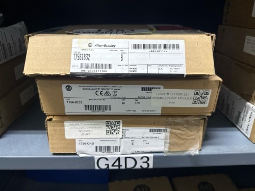 Allen-Bradley ControlLogix Modules: 1756-CNB ControlNet And 1756-IB32 DC Input