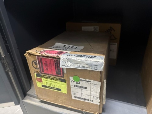 ** Check Tag (2) Allen-Bradley ControlLogix 4-Slot Chassis, Cat 1756-A4, Series C,