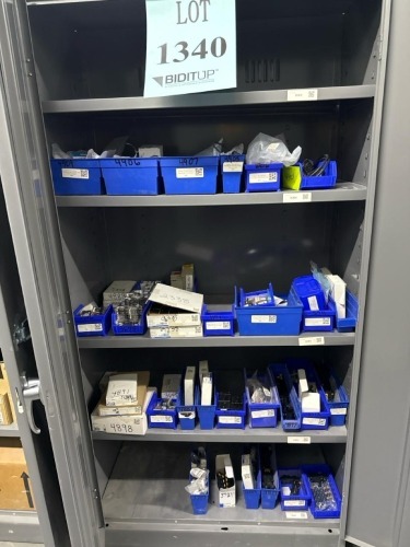 Cabinet Of Assorted Electrical Eaton Components