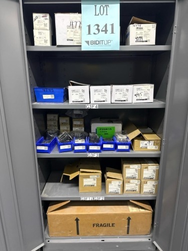 Cabinet Of Assorted Electrical Eaton Components Including FAB