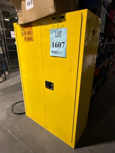 Uline H-1564M-Y 65-Gallon Flammable Liquid Storage Cabinet