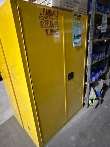 Uline H-1564M-Y 65-Gallon Flammable Liquid Storage Cabinet