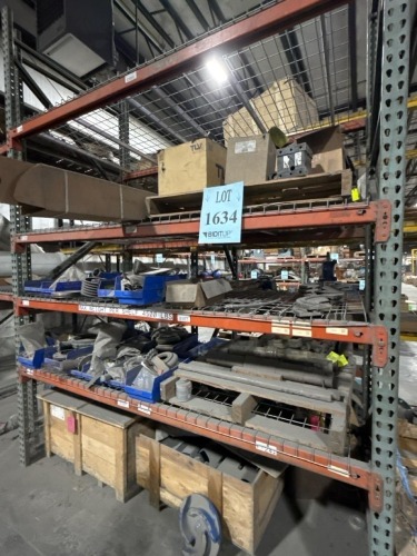 Rack of Assorted Industrial Parts