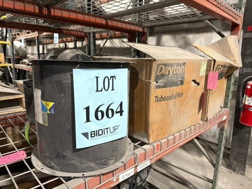 (3) Dayton 4C660B 16&rdquo; Diameter Belt Drive Tubeaxial Fans,