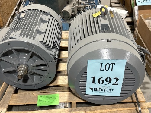 (2) Industrial Motors