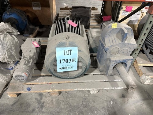 (3) Assorted Motor, Gear Motor And SEW Gears