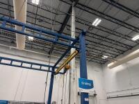 Gorbel Overhead Crane with (2) Harrington NER010L electric chain hoists with motorized trolley&rsquo;s - 2