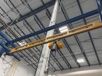 Gorbel Overhead Crane with (2) Harrington NER010L electric chain hoists with motorized trolley&rsquo;s - 3