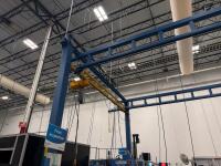Gorbel Overhead Crane with (2) Harrington NER010L electric chain hoists with motorized trolley&rsquo;s - 10