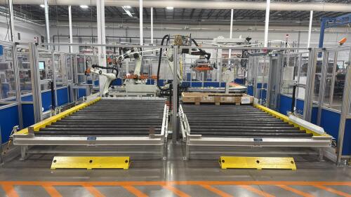 (2) Hovair Automotive Loading and Unloading Dunnage Conveyors