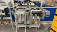 Rexworth-Bosch Antistatic Conveyors and Trays for LG Battery Module Material Transport 16&rdquo; across approx. 75 feet long both conveyors