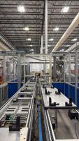 Rexworth-Bosch Antistatic Conveyors and Trays for LG Battery Module Material Transport 16&rdquo; across approx. 75 feet long both conveyors - 4