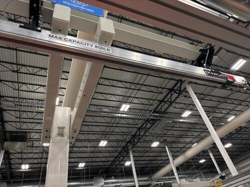 Knight Global 850lb 4110 Series Enclosed Track and Thyssenkrupp Gantry
