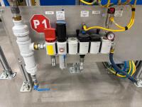 Thyssenkrupp Main Control Panel, Hirschman OS20 Network Switch, and Pneumatic Supply Valve Manifold for XALT Pack Conveyors - 2