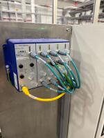 Thyssenkrupp Main Control Panel, Hirschman OS20 Network Switch, and Pneumatic Supply Valve Manifold for XALT Pack Conveyors - 3