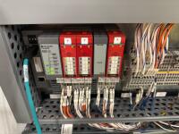 Thyssenkrupp Main Control Panel, Hirschman OS20 Network Switch, and Pneumatic Supply Valve Manifold for XALT Pack Conveyors - 5