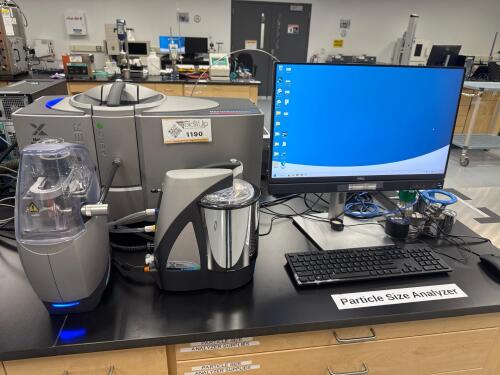 Malvern Panalytical MasterSizer3000+ Aero Particle Size Analyzey