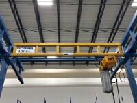 Gorbel Overhead Crane with 1 Harrington NER010L electric chain hoists with motorized trolley&rsquo;s - 2