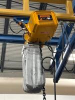 Gorbel Overhead Crane with 1 Harrington NER010L electric chain hoists with motorized trolley&rsquo;s - 3