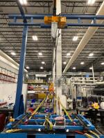 Gorbel Overhead Crane with 1 Harrington NER010L electric chain hoists with motorized trolley&rsquo;s - 5