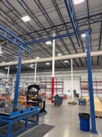 Gorbel Overhead Crane with 1 Harrington NER010L electric chain hoists with motorized trolley&rsquo;s - 6