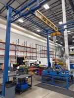 Gorbel Overhead Crane with 1 Harrington NER010L electric chain hoists with motorized trolley&rsquo;s - 7