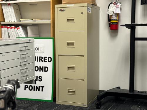 FireKing Turtle Series - Space Saving Vertical File Cabinet