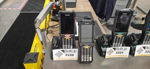 (2) Zebra Technologies MC930P Android Handheld Touch Screen Computer/Scanners
