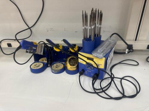 Hakko FM-203 Dual‑Port Soldering/Rework Station
