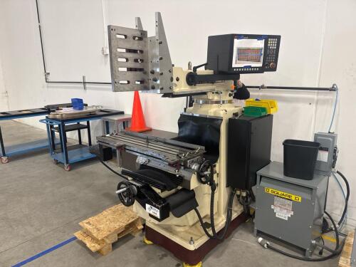 ANILAM 3200 MK CNC control unit component with Chevalier CNC milling machine