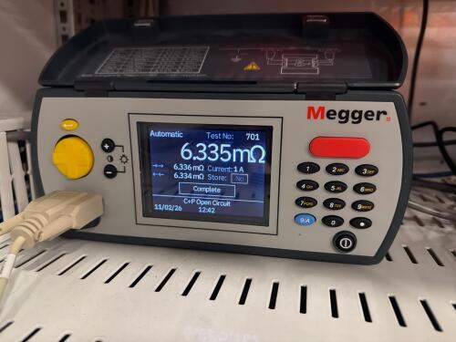 Megger DLRO 10X Digital Low Resistance Ohmmeter