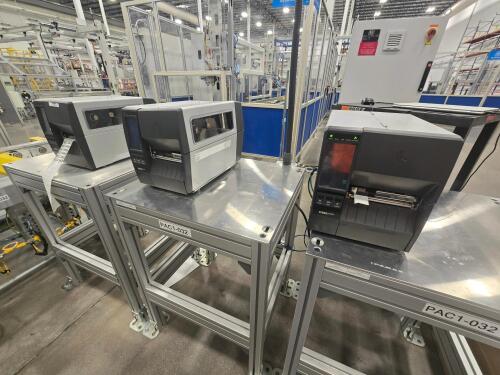 (3) Zebra ZT231 Label Printers