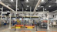 Knight Global 1,500lb Overhead Crane and 350lb Servo Hoist, Attachment for Lifting XALT Battery Packs